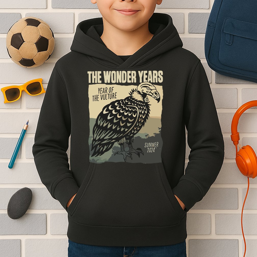 The Wonder Years Year Of The Vulture Summer 2024 Kids Hoodie