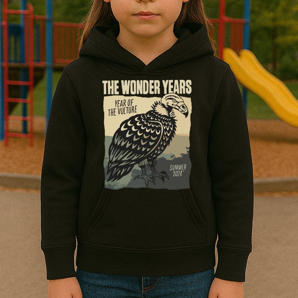 The Wonder Years Year Of The Vulture Summer 2024 Kids Hoodie