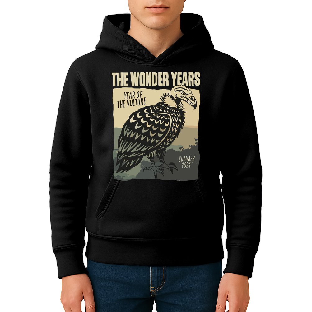 The Wonder Years Year Of The Vulture Summer 2024 Kids Hoodie