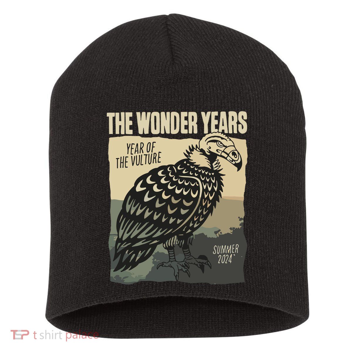 The Wonder Years Year Of The Vulture Summer 2024 Short Acrylic Beanie