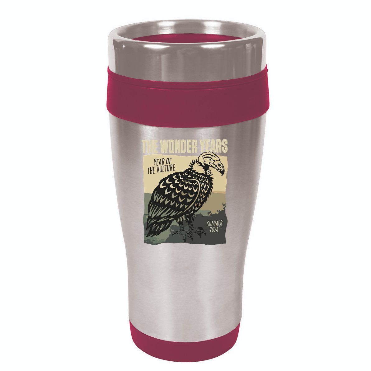 The Wonder Years Year Of The Vulture Summer 2024 16oz Travel Tumbler