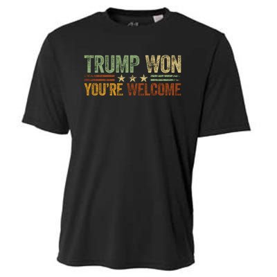 Trump Won YouRe Welcome Cooling Performance Crew T-Shirt