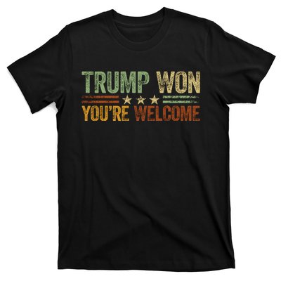 Trump Won YouRe Welcome T-Shirt