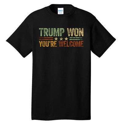 Trump Won YouRe Welcome Tall T-Shirt