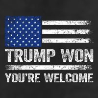 Trump Won YouRe Welcome 7 Panel Mesh Trucker Snapback Hat