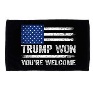 Trump Won YouRe Welcome Microfiber Hand Towel