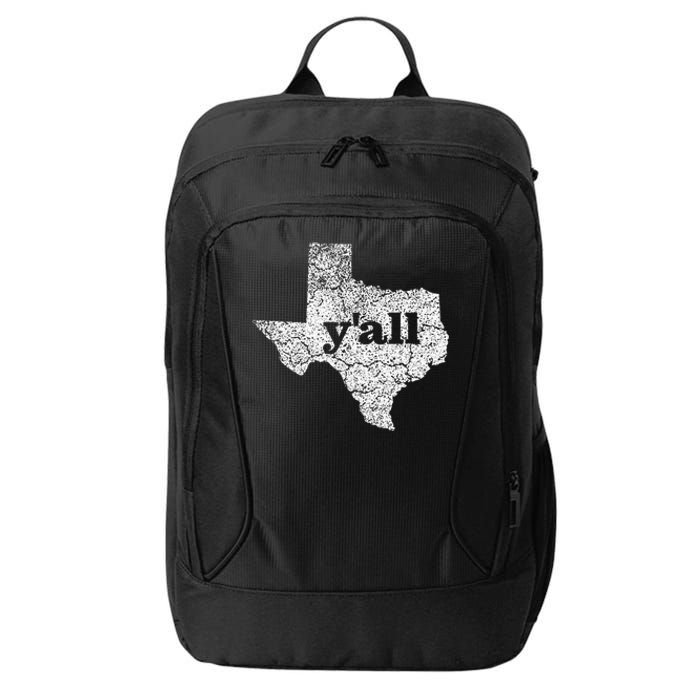 Texas Women Yall Texas State Map Vintage Yall City Backpack