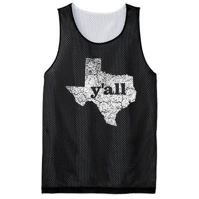 Texas Women Yall Texas State Map Vintage Yall Mesh Reversible Basketball Jersey Tank