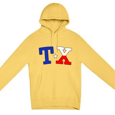 TX Logo Texas State Premium Pullover Hoodie