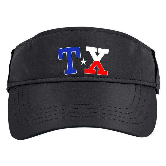 TX Logo Texas State Adult Drive Performance Visor
