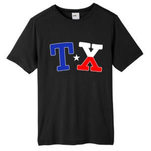 TX Logo Texas State Tall Fusion ChromaSoft Performance T-Shirt