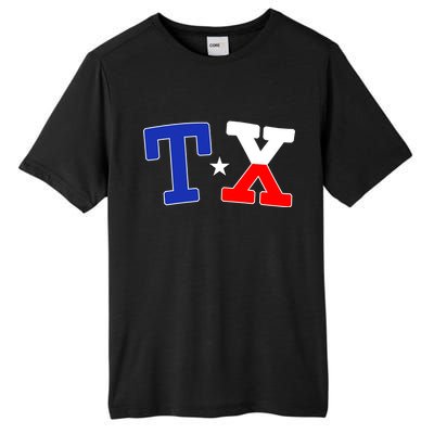 TX Logo Texas State Tall Fusion ChromaSoft Performance T-Shirt