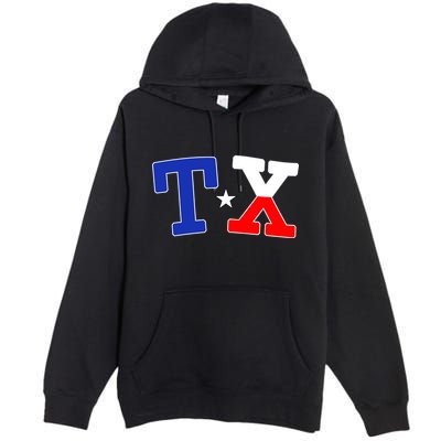 TX Logo Texas State Premium Pullover Hoodie