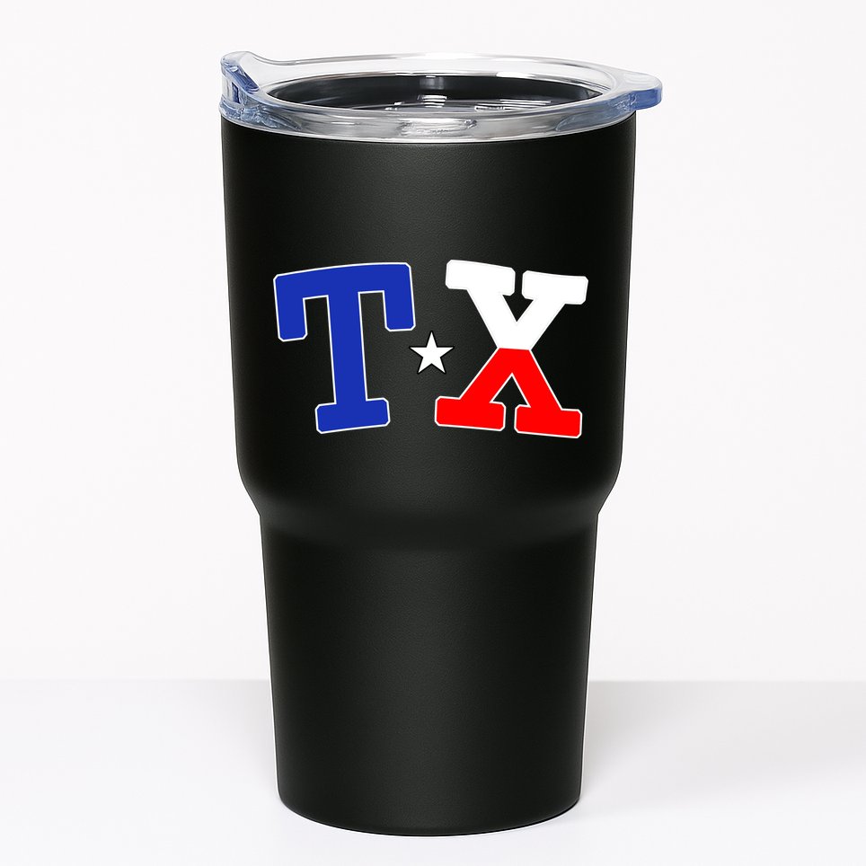 TX Logo Texas State Tumbler