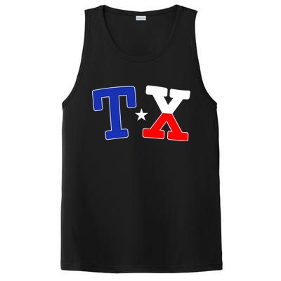 TX Logo Texas State PosiCharge Competitor Tank