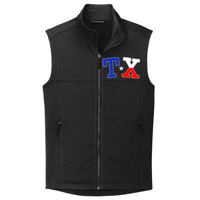 TX Logo Texas State Collective Smooth Fleece Vest