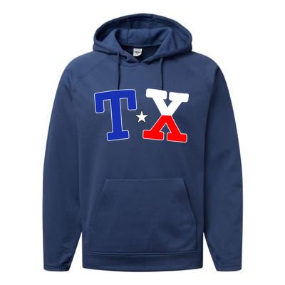 TX Logo Texas State Performance Fleece Hoodie