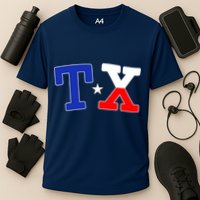 TX Logo Texas State Cooling Performance Crew T-Shirt