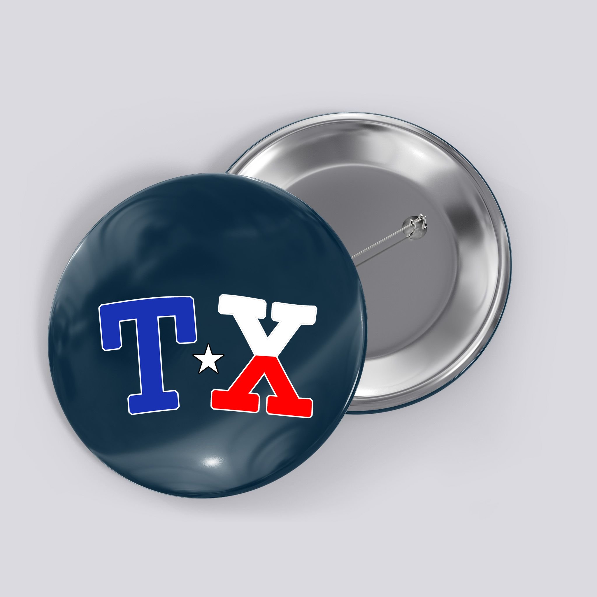 TX Logo Texas State Button