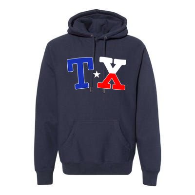 TX Logo Texas State Premium Hoodie