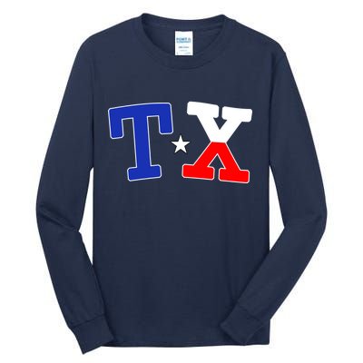 TX Logo Texas State Tall Long Sleeve T-Shirt