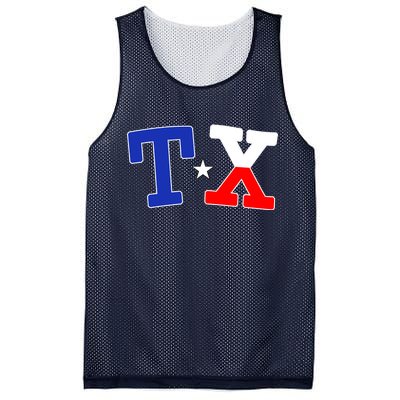 TX Logo Texas State Mesh Reversible Basketball Jersey Tank