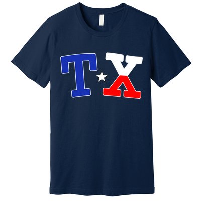 TX Logo Texas State Premium T-Shirt