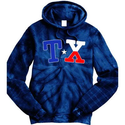 TX Logo Texas State Tie Dye Hoodie