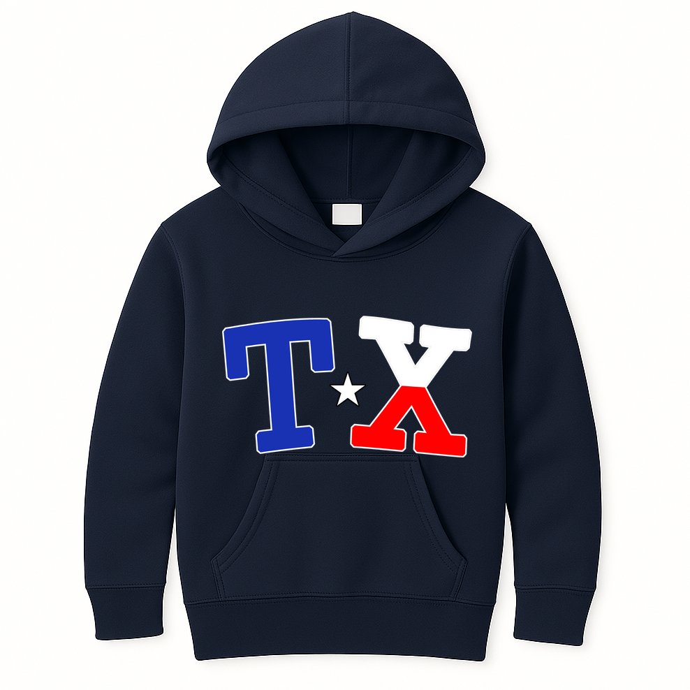 TX Logo Texas State Kids Hoodie