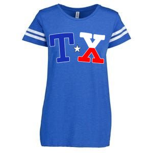 TX Logo Texas State Enza Ladies Jersey Football T-Shirt