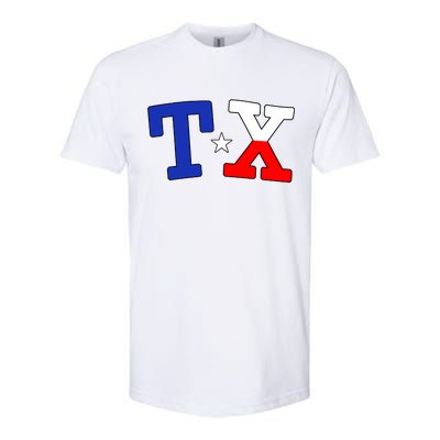 TX Logo Texas State Softstyle CVC T-Shirt