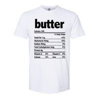 Thanksgiving Xmas Costume Nutrition Facts Butter Softstyle CVC T-Shirt