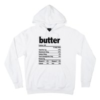 Thanksgiving Xmas Costume Nutrition Facts Butter Hoodie