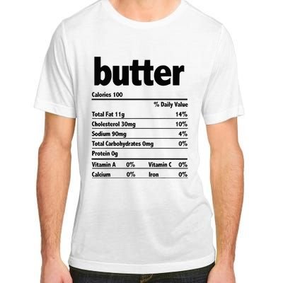 Thanksgiving Xmas Costume Nutrition Facts Butter Adult ChromaSoft Performance T-Shirt