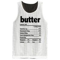 Thanksgiving Xmas Costume Nutrition Facts Butter Mesh Reversible Basketball Jersey Tank