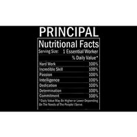 Thanksgiving Xmas Funny Principal Nutritional Facts Labels Bumper Sticker