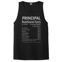 Thanksgiving Xmas Funny Principal Nutritional Facts Labels PosiCharge Competitor Tank