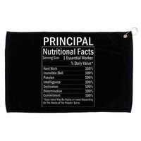 Thanksgiving Xmas Funny Principal Nutritional Facts Labels Grommeted Golf Towel