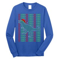 Trex Xmas Gift Fa Ra Rawr Dinosaur Ugly Christmas Sweater Gift Long Sleeve Shirt