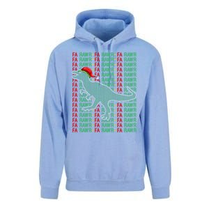 Trex Xmas Gift Fa Ra Rawr Dinosaur Ugly Christmas Sweater Gift Unisex Surf Hoodie