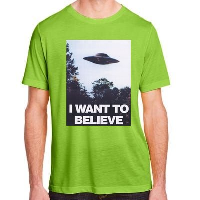 The Xfiles I Want To Believe Adult ChromaSoft Performance T-Shirt