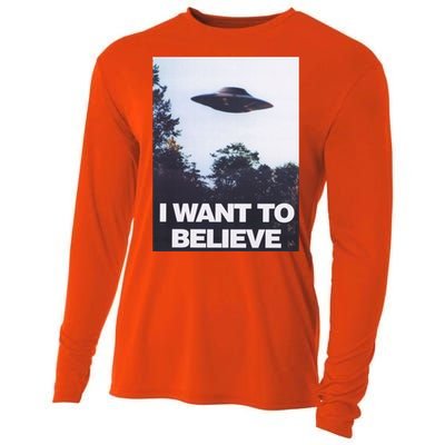 The Xfiles I Want To Believe Cooling Performance Long Sleeve Crew