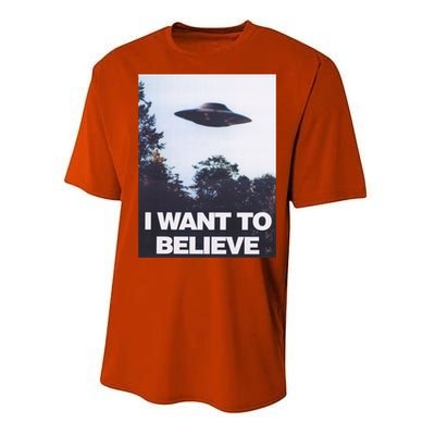 The Xfiles I Want To Believe Performance Sprint T-Shirt