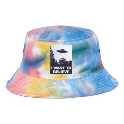 The Xfiles I Want To Believe Tie Dye Newport Bucket Hat