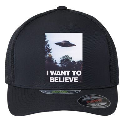 The Xfiles I Want To Believe Flexfit Unipanel Trucker Cap