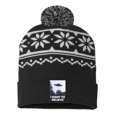 The Xfiles I Want To Believe USA-Made Snowflake Beanie