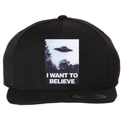 The Xfiles I Want To Believe Wool Snapback Cap