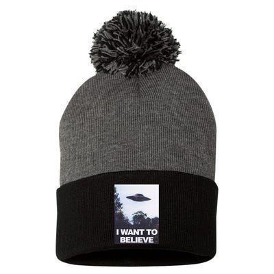 The Xfiles I Want To Believe Pom Pom 12in Knit Beanie