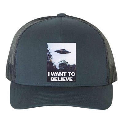 The Xfiles I Want To Believe Yupoong Adult 5-Panel Trucker Hat