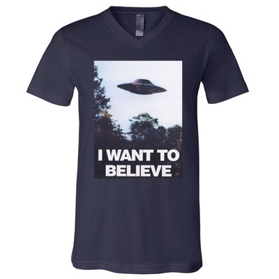 The Xfiles I Want To Believe V-Neck T-Shirt